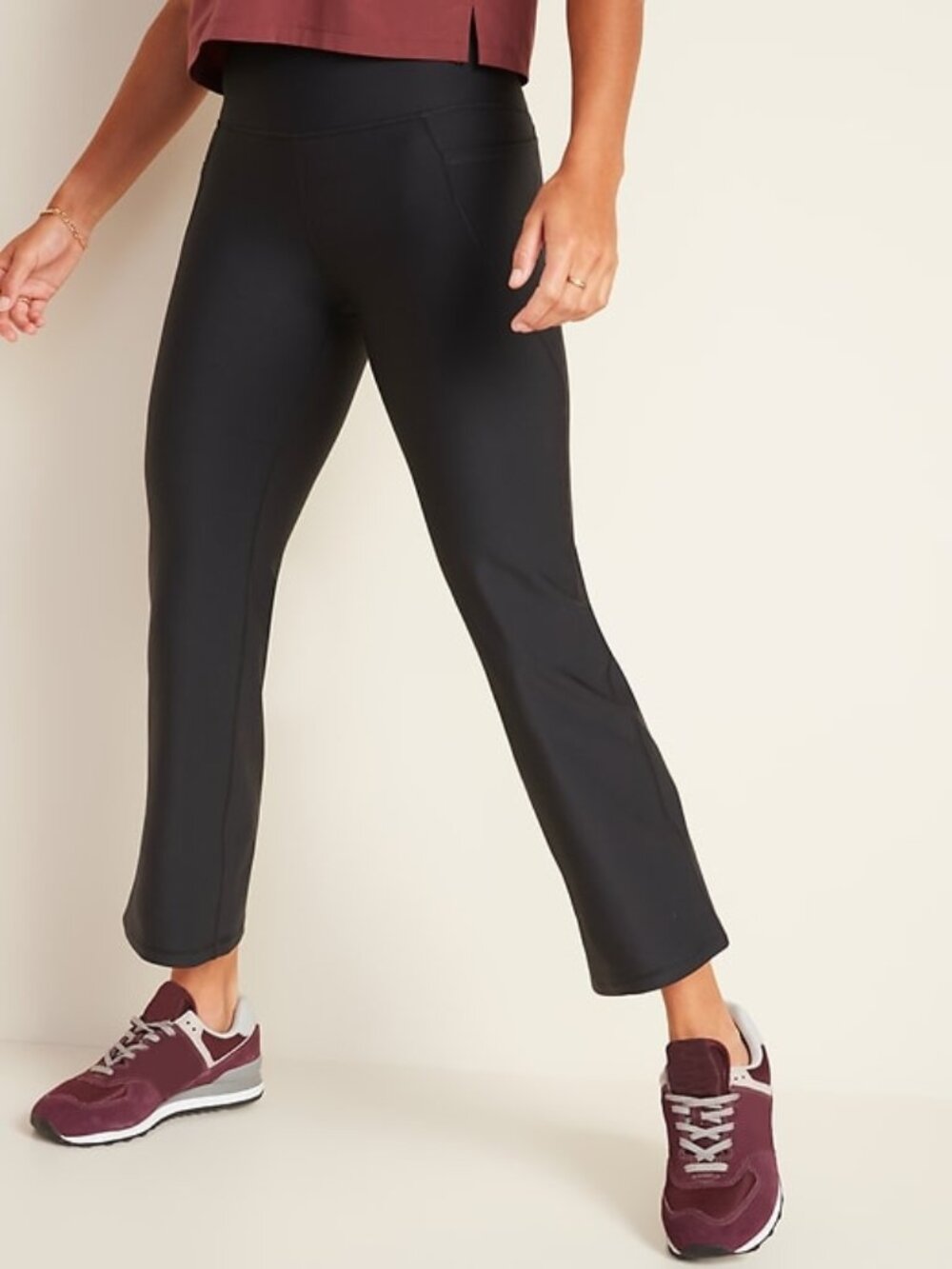 Old Navy Black Active Flare Leggings